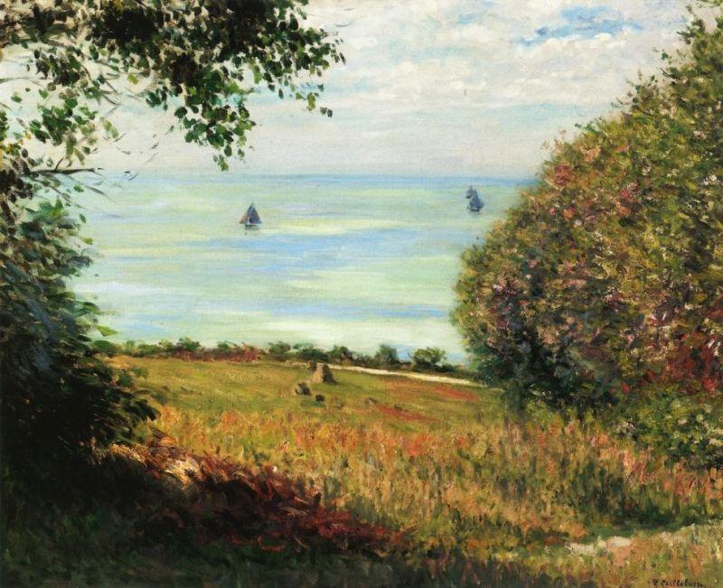 Gustave Caillebotte View of the Sea from Villerville